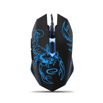 WIRED FOR PLAYERS MOUSE 6D Optical USB MX203 SCORPIO BLUE