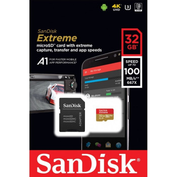 Exteme microSDHC 32GB 100 60 MB s A1 V30 U3