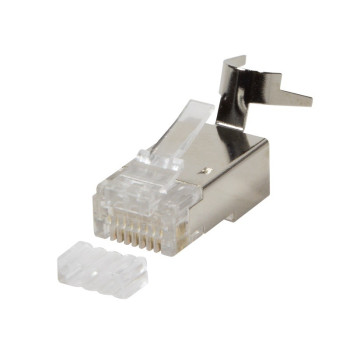 Plugs RJ45 cat 6,6A, 7 shielded, opk. 50pcs.