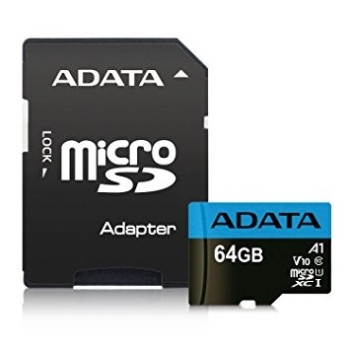 microSD Premier 64GB UHS1 CL10 A1+adapter