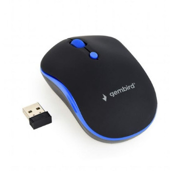 Wireless optical mouse black-blue