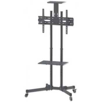 Mobile stand for TV LCD LED Plasma 37-70 inches, 50kg VESA tiltable 2 shelves