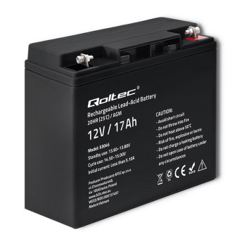 Battery AGM 12V 17Ah max. 255A