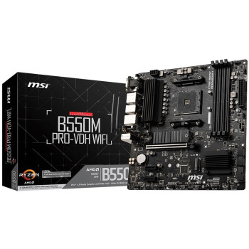 Motherboard B550M PRO-VDH WIFI AM4 4DDR4 HDMI DP VGA M.2 mATX