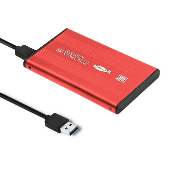 Hard drive adapterUSB3.0 HDD SSD 2.5" SATA3 red