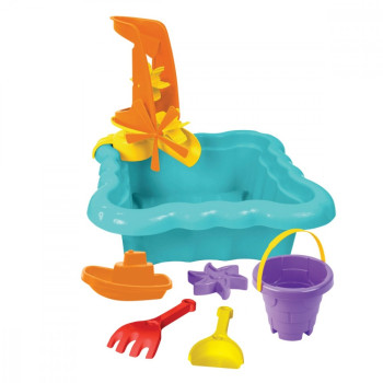 Wader Sandbox with accessories turquoise