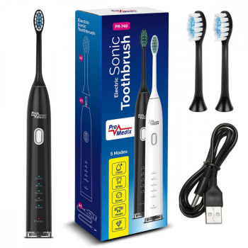 Sonic toothbrush Black Promedix PR-740