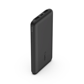 PowerBank 10 000mAh USB A & C 15W black