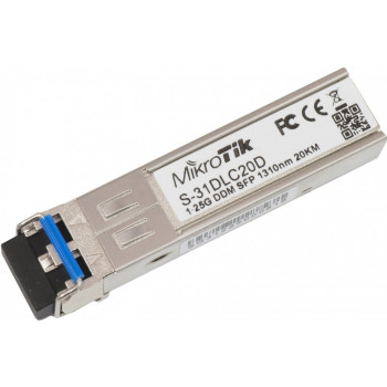 MikroTik SFP 1.25G LC SM 20km S-31DLC20