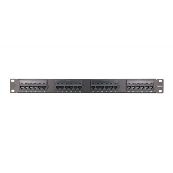 Patchpanel CAT5E UTP 24 ports