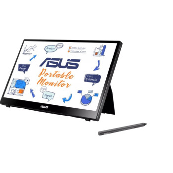 Monitor ZenScreen Ink MB14AHD 14 cali IPS 10-point touch, Stylus Pen, USB Type-C, Micro HDMI