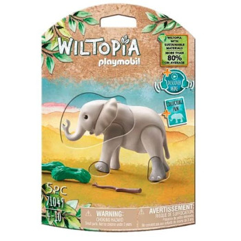 Figures set Wiltopia 71049 Young Elephant