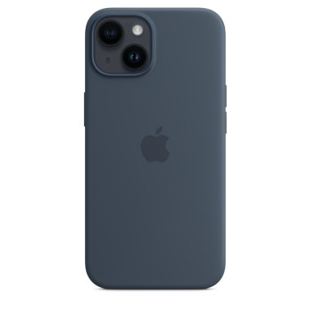 Case iPhone 14 silicone Strom Blue