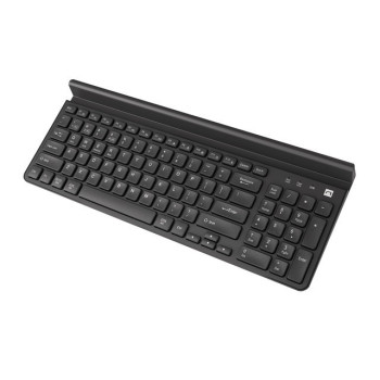 Keyboard Felimare US bluetooth + 2.4GHz Slim, phone tablet holder black