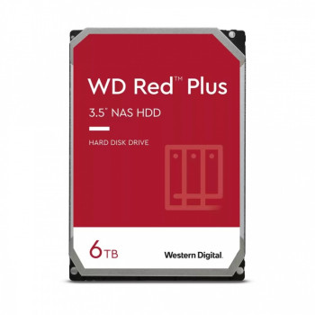 Drive 3,5 inches Red Plus 6TB CMR 256MB 5400RPM