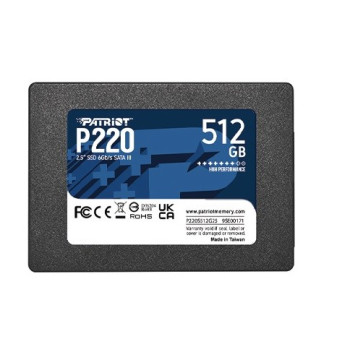 SSD 512GB P220 550 500 MB s SATA 3 2.5 inches