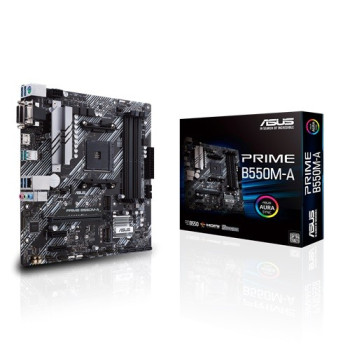 Motherboard PRIME B550M-A AM4 4DDR4 DVI-D HDMI M.2 mATX