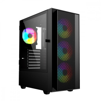 Computer Case Midi Tower Fornax 4000 ARGB black