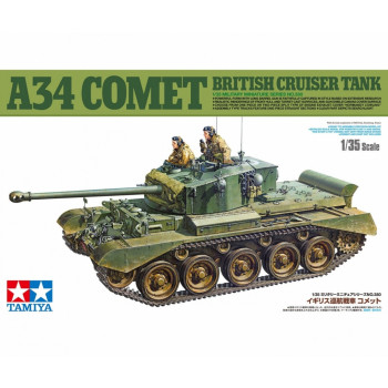Plastic model British Cruiser Tank A34 Comet 1 35