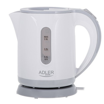 Electric kettle 0,8l AD 1371g white-gray