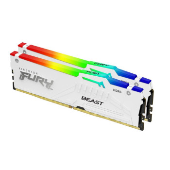 Memory DDR5 Fury Beast RGB 32GB(2*16GB) 5600 CL36 white