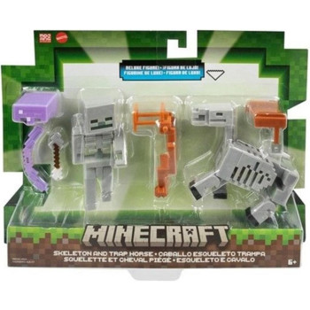 Figures Minecraft Ravager and Raid