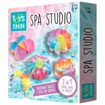 Creative kit SPA Studio Flower candles and bath bombs