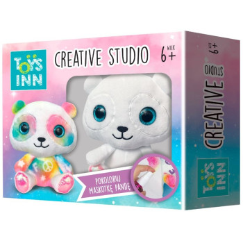 Creative Studio Panda Coloring Mascot