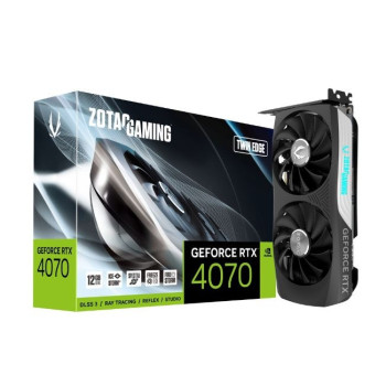 Graphics carf GeForce RTX 4070 TWIN EDGE 12GB GDDR6X 192bit 3DP