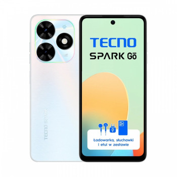 TECNO SPARK GO 2024 BG6 128+4 Mystery White