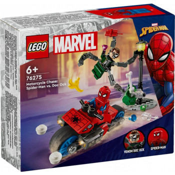 Bricks Super Heroes 76275 Motorcycle Chase: Spider -Man vs. Doc Ock