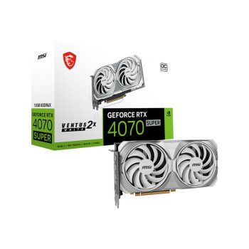 Graphics card GeForce RTX 4070 SUPER 12G VENTUS 2X OC GDDRX6 192bit white