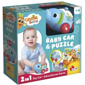Carotina Baby - Elephant car and puzzle