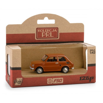 Vehicle PRL Fiat 126p brown