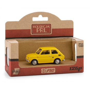 Vehicle PRL Fiat 126p jellow