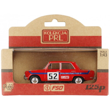 Vehicle PRL Fiat 126p Rally red