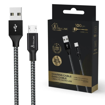 Cable USB Type-A to microUSB Smart Life 1m black