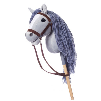 Horse on a stick HOPPIHORSE Hobby Horse A3 gray