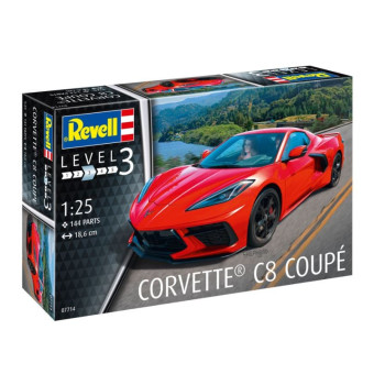 Model plastikowy Samochód Corvette C8 Coupe 1 25