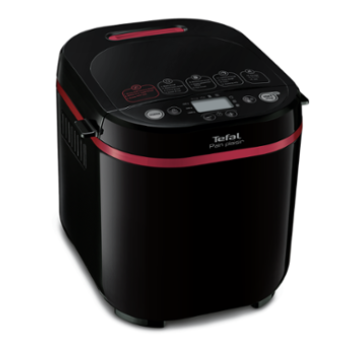 TEFAL PF220838 Bread Maker, 17  programs, 3 bread sizes: 500, 750, 1000g, Display, Power 700W, Black TEFAL Power 700 W Number of programs 17 Display LCD Black