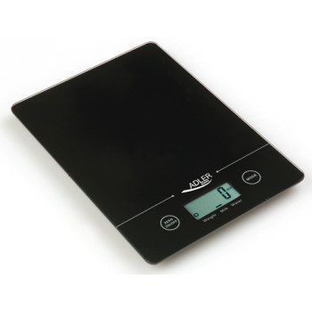 Adler Kitchen scales Adler AD 3138  Maximum weight (capacity) 5 kg, Graduation 1 g, Display type LCD, Black