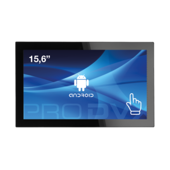 ProDVX APPC-15XP 15.6" Android Display/1920 x 1080/300 Ca/Cortex A17, Quad Core/Android 8/RK3288 PoE ProDVX Android Display APPC-15DSKP 15.6 ", A17, 1.6 GHz, Quad Core, 2 GB DDR3 SDRAM, Wi-Fi, Touchscreen, 1920 x 1080 pixels, 300 cd/m2 cd/m²