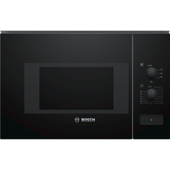Bosch Microwave Oven BFL520MB0 20 L,  Rotary knob, 800 W, Black, Built-in, Defrost function