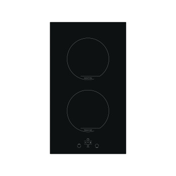 Simfer Hob H3.020.DEISP Induction, Number of burners/cooking zones 2, Touch, Timer, Black