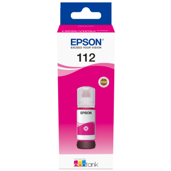 Epson 112 EcoTank Pigment C13T06C34A Ink Bottle, Magenta