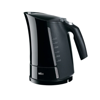 Braun Kettle WK500BK Multiquick 5 Standard 3000 W 1.7 L Plastic 360° rotational base Black