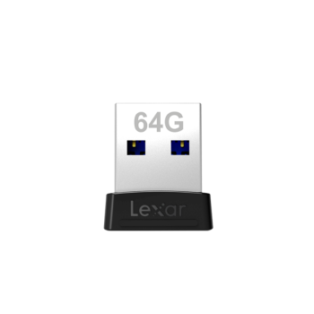 Lexar | Flash drive | JumpDrive S47 | 64 GB | USB 3.1 | Black