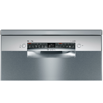 Bosch Dishwasher SMS4HVI33E Free standing, Width 60 cm, Number of place settings 13, Number of programs 6, Energy efficiency class D, Display, AquaStop function, Silver