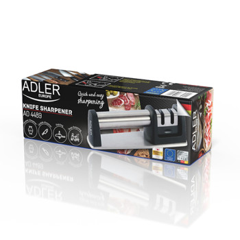 Adler Knife sharpener AD 4489 Manual Black/Stainless steel 2