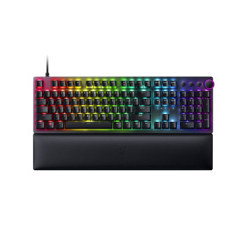 Razer Huntsman V2 Optical Gaming Keyboard Gaming keyboard Razer Chroma RGB customizable backlighting with 16.8 million color options; Razer HyperPolling Technology with up to true 8000 Hz polling rate; Fully programmable keys with on-the-fly macro recordi